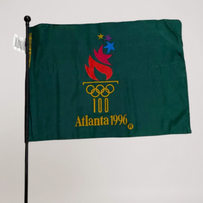 Emerson 1996 Atlanta Olympics Pennant Flag, 17" x 12"