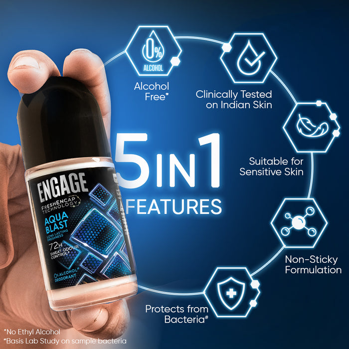 Engage Roll On Aqua Blast 50mL