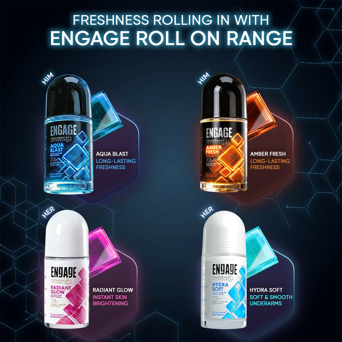 Engage Roll On Aqua Blast 50mL
