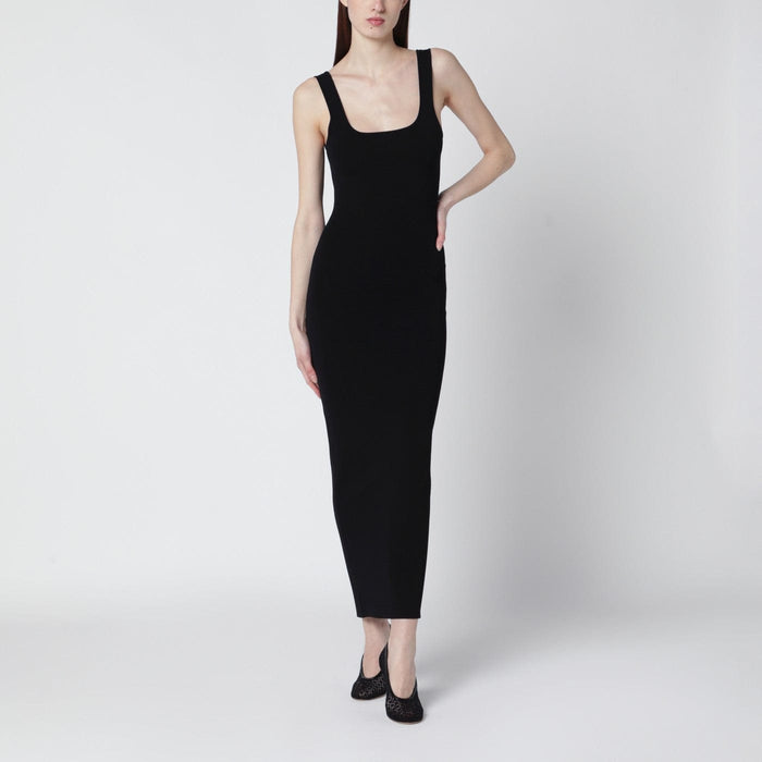 Apparel & Accessories Entire Studios - Black fitted dress in viscose jersey Brand