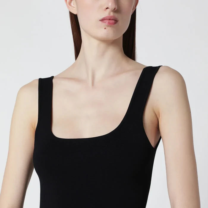 Entire Studios - Black fitted dress in viscose jersey Brand Apparel & Accessories
