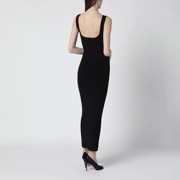 Entire Studios - Black fitted dress in viscose jersey Brand Apparel & Accessories