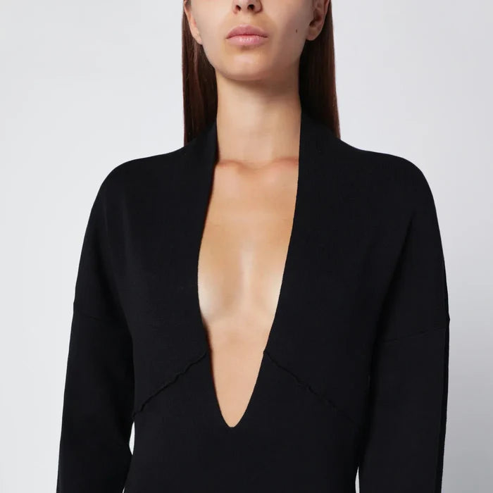 Entire Studios - Black long dress with wide neckline Brand Apparel & Accessories XS/S