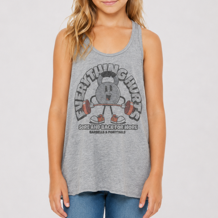 Everything Hurts Youth Racer Tank