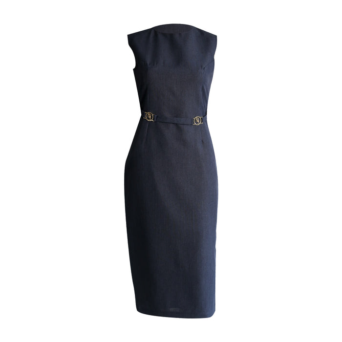 Fabrosanz: Navy Pencil Office Dress