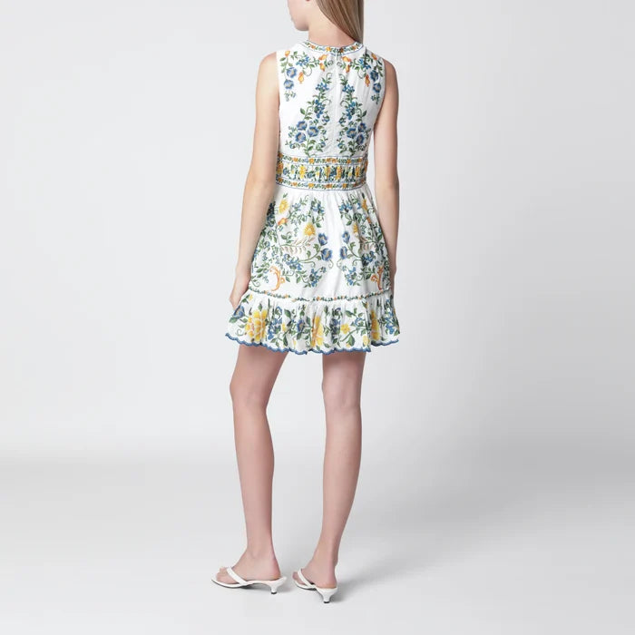 FARM Rio - Ivory Emily mini dress with floral print Brand Apparel & Accessories