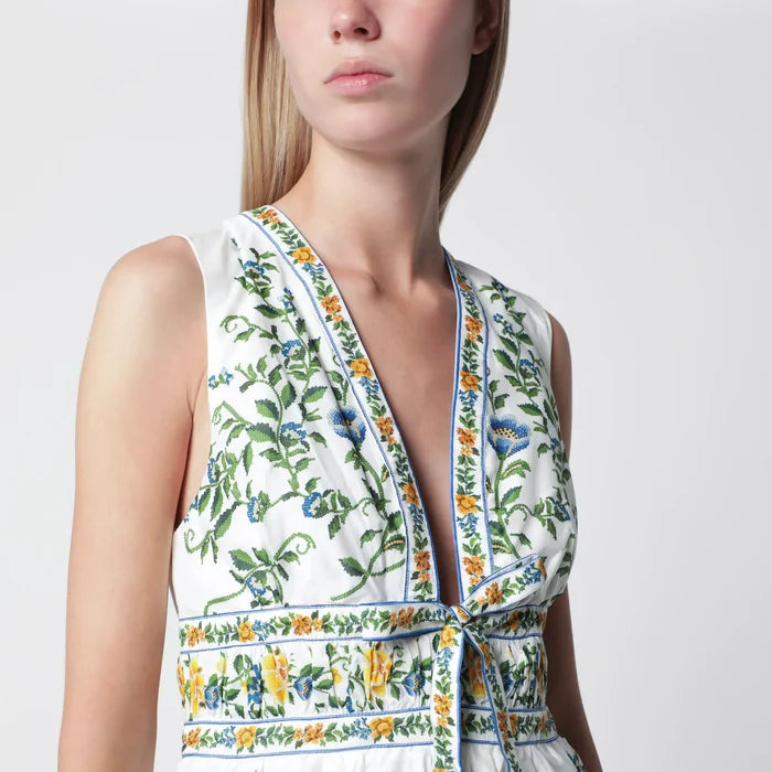 FARM Rio - Ivory Emily mini dress with floral print Brand Apparel & Accessories