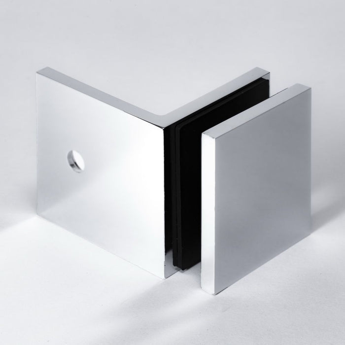 Frameless shower glass BRACKET SQUARE GLASS TO WALL 90 Degrees - Image 6