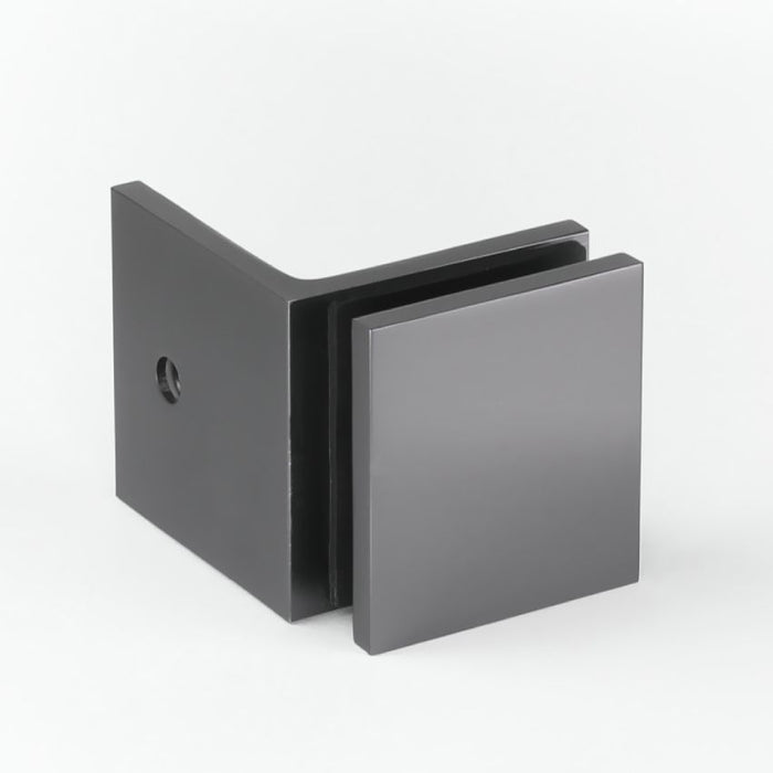 Frameless shower glass BRACKET SQUARE GLASS TO WALL 90 Degrees - Image 12