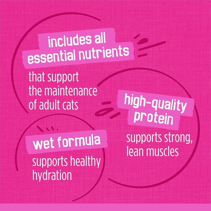 Friskies Shredded Wet Cat Food, Poultry & Fish Combo Variety Pack 4 Flavours - 156 g Can (32 Pack)