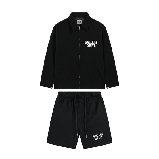 "Gallery Dpt." Short Set Black
