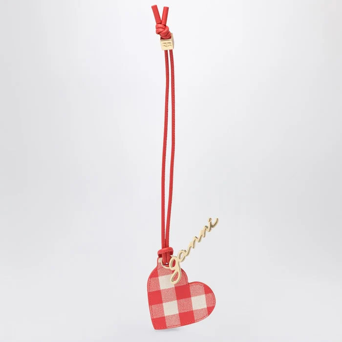 GANNI - Heart-shaped mirror Bou red Brand Apparel & Accessories TU