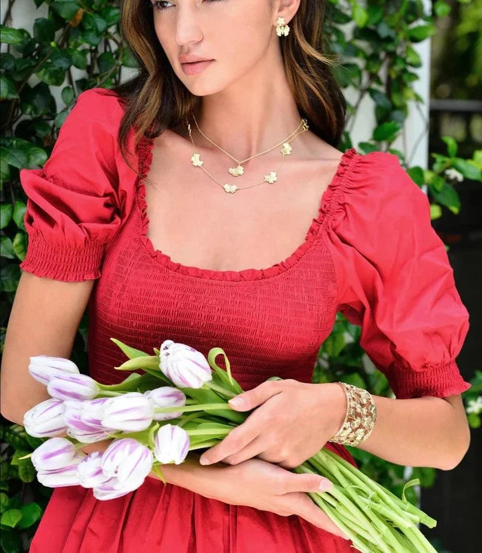 Butterfly Gold Station Necklace - BTK COLLECTIONS