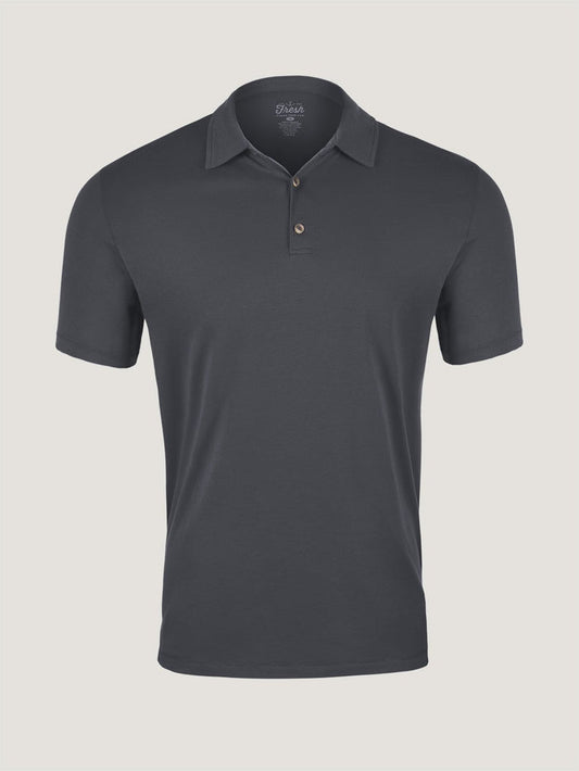 Graphite Torrey Polo Ghost Mannequin | Fresh Clean Threads