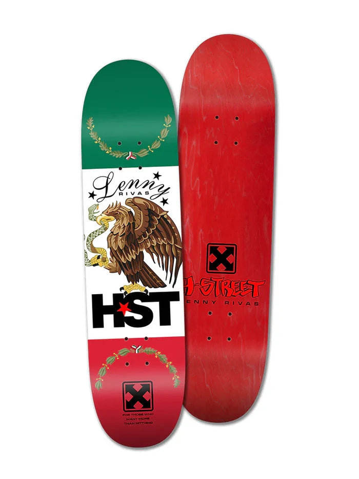 H-STREET LENNY RIVAS MX FLAG 8.25" SKATEBOARD DECK