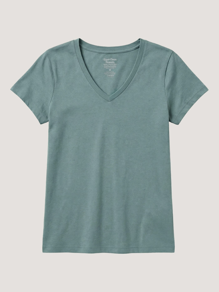 Harbor Mist V-Neck Shirts | Made from Premium StratuSoft Material