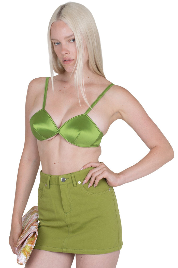 HEY-NOW Jeffrey Campbell Skirt Green