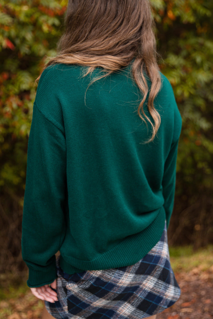 Oversized Knit Bear Sweater- Women's Teddy Bear NYC Sweater