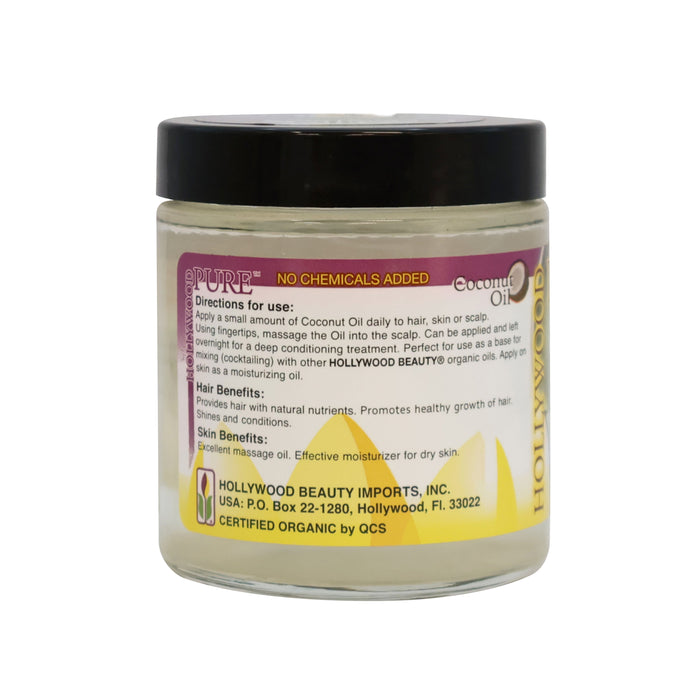 Hollywood Pure Coconut Oil - 4 fl oz