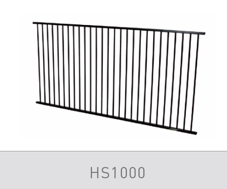 Homesafe Aluminium Flat Top Pool Fence Panel - 2400 x 1200mm JASPER - Image 1