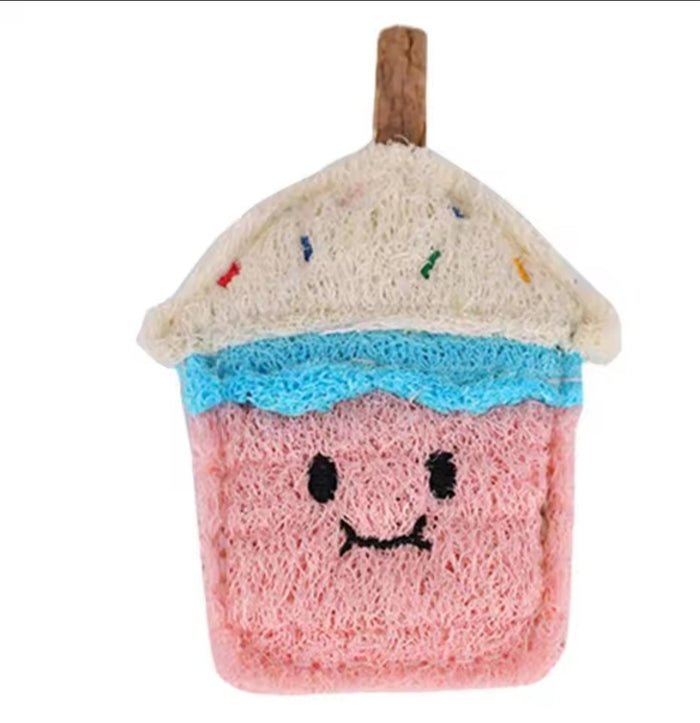 Icecream Loofah Dental Chew - Cats