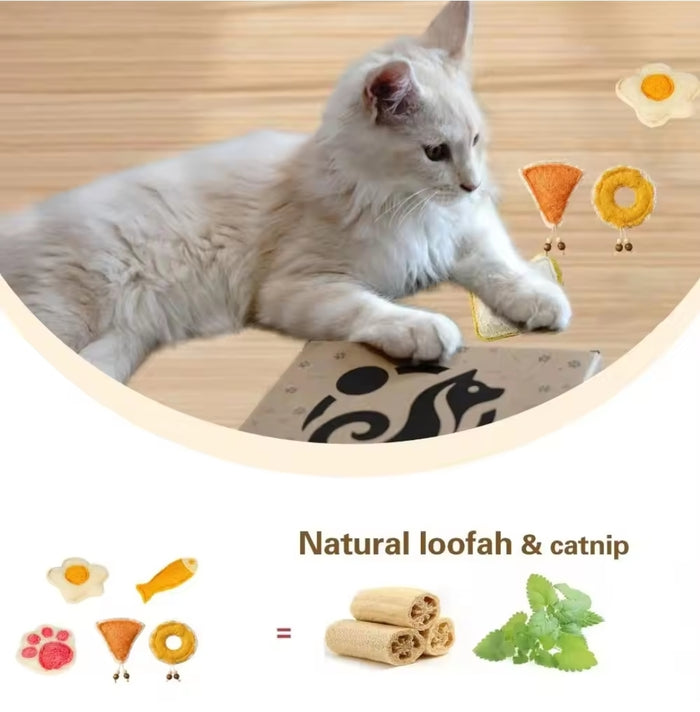 Icecream Loofah Dental Chew - Cats