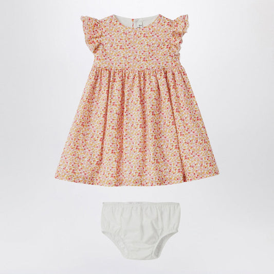 Apparel & Accessories 12 Il Gufo - Apricot dress with culotte in Liberty fabric Brand