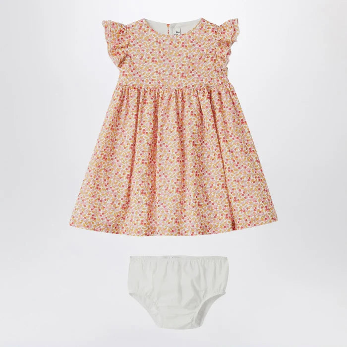 Il Gufo - Apricot dress with culotte in Liberty fabric Brand Apparel & Accessories 12