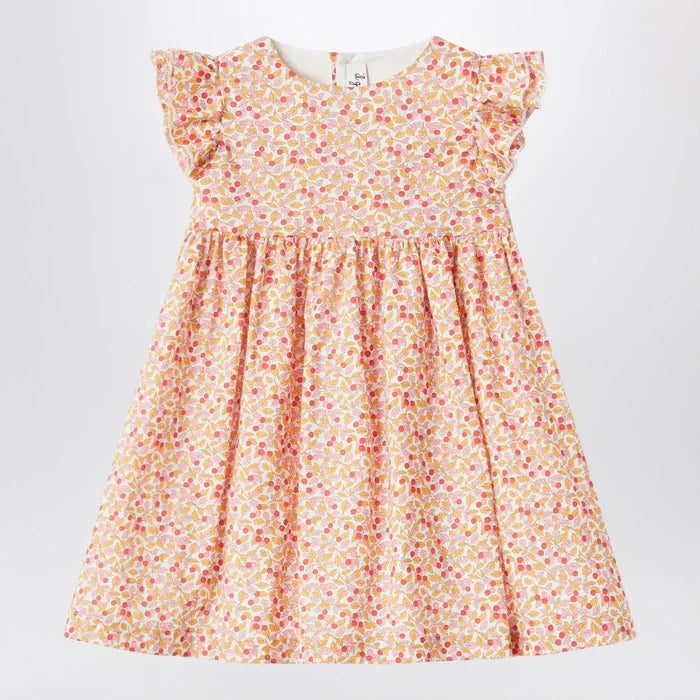 Il Gufo - Apricot dress with culotte in Liberty fabric Brand Apparel & Accessories 12