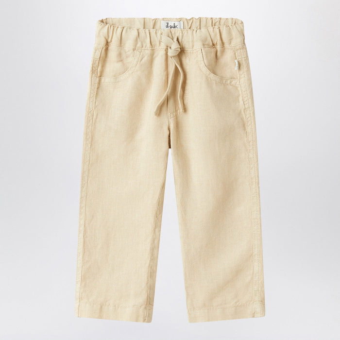 Pants Il Gufo - Beige linen trousers Brand