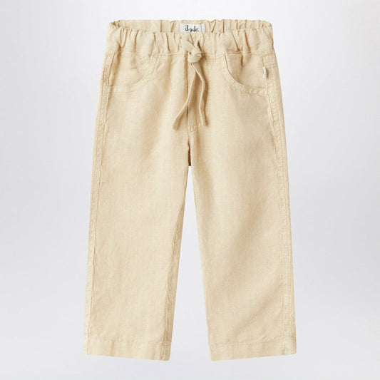 Pants Il Gufo - Beige linen trousers Brand