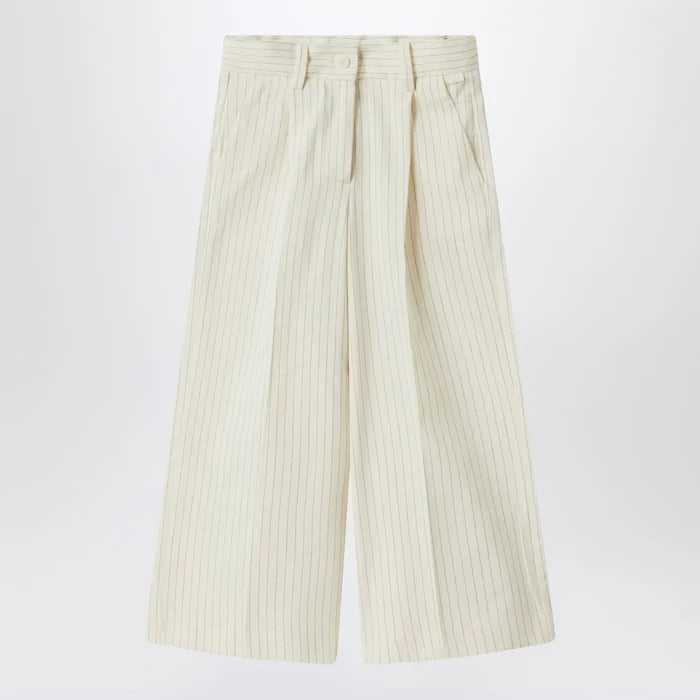Il Gufo - Pinstriped cotton pants