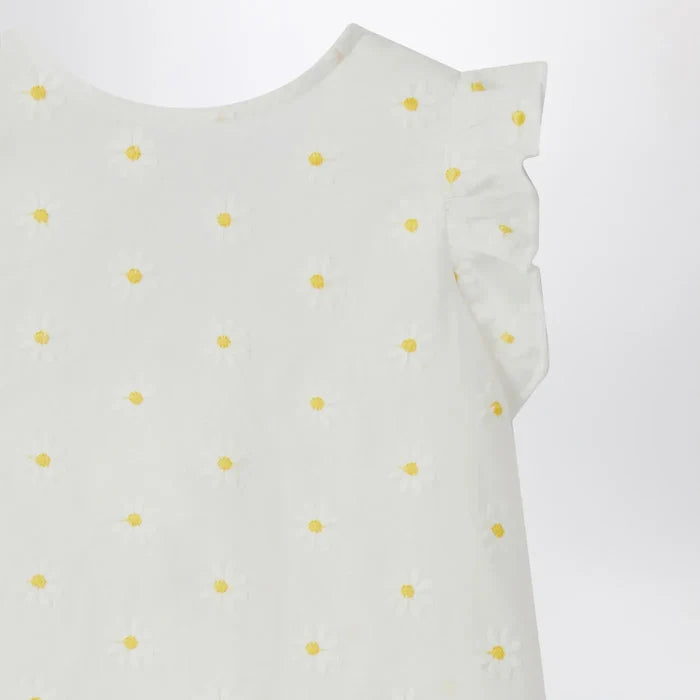 Il Gufo - Two-piece white set with floral embroidery Brand Apparel & Accessories 12