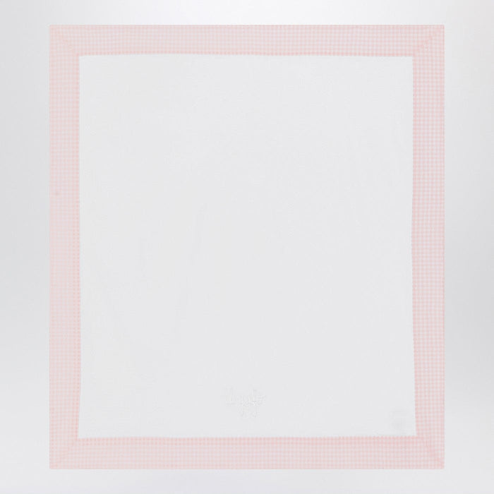 Apparel & Accessories TU Il Gufo - White cover with pink seersucker border Brand
