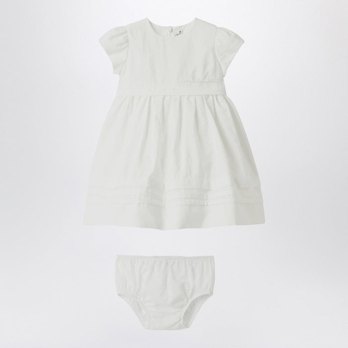 Apparel & Accessories Il Gufo - White dress with culotte in viscose poplin Brand