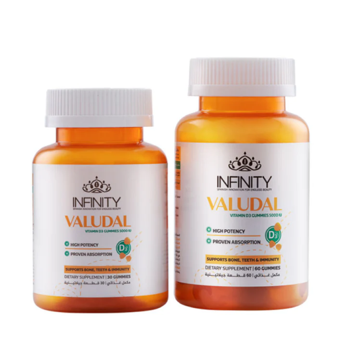 Infinity Valudal - 60+30 Gummies for vitamin D deficiency - Promopack