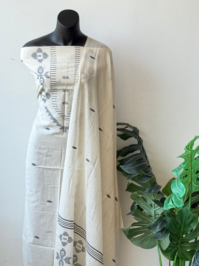 Jamdhani top and dupatta