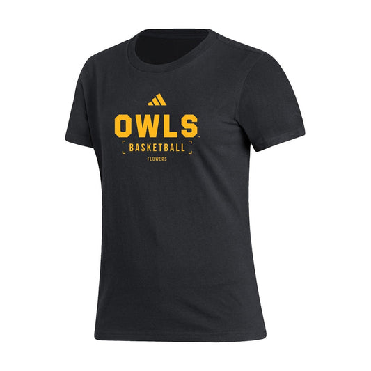 Kaelyn Flowers : Women's Fresh Short Sleeve Tee  - Black