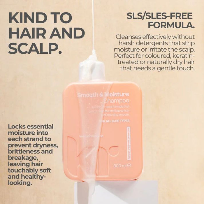 Keratin Revolution Smooth & Moisture Shampoo 300ml