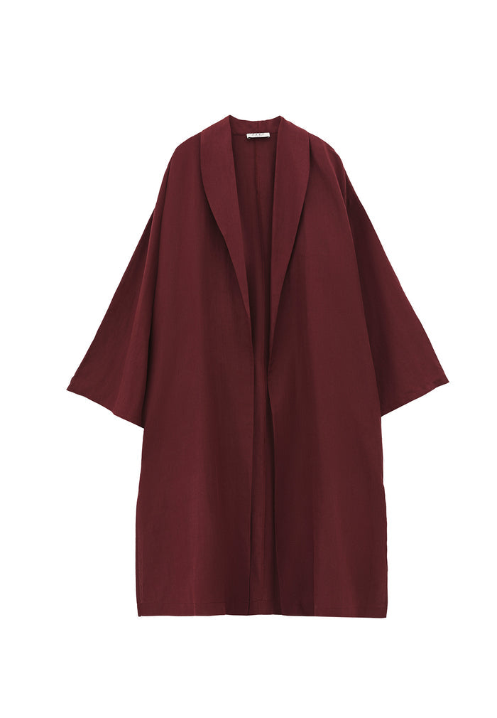 Kimono Tunic With Slit Detail - WINDSOR WINE