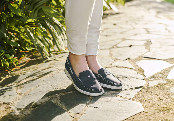 Kos Deck Shoe - Navy