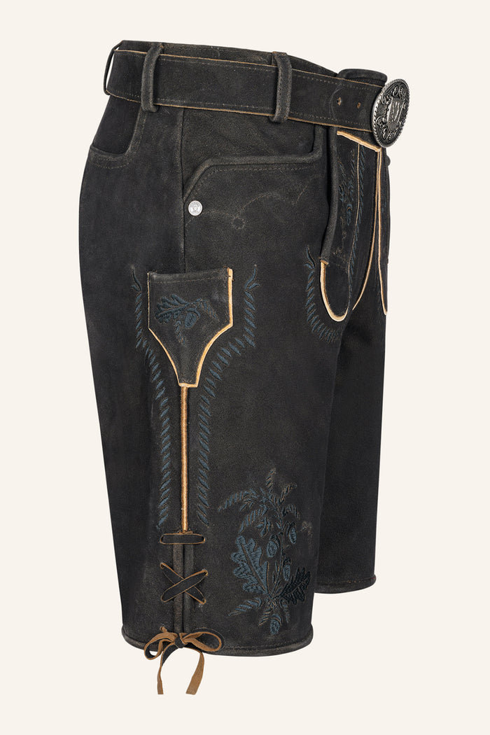 Kruger Edo lederhosen brown, detail