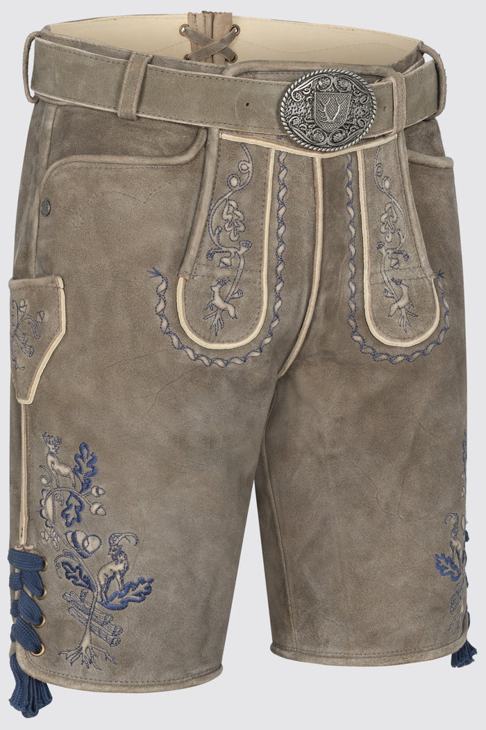 Kruger Nilo lederhosen brown, back