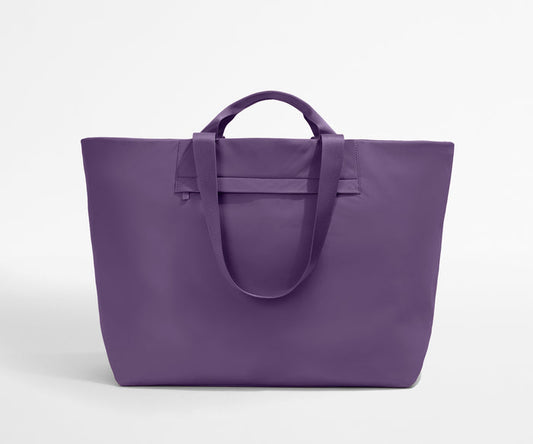 Front view of the Large Featherlight Tote with the handles and shoulder straps