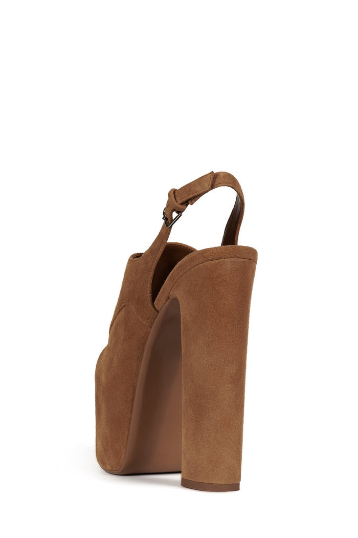 LAST-4EVER Jeffrey Campbell Platform Oxford Tan Suede