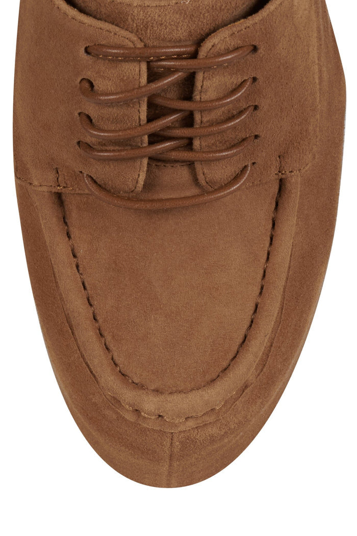 LAST-4EVER Jeffrey Campbell Platform Oxford Tan Suede