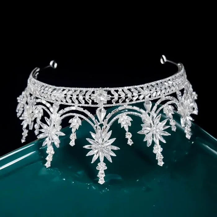 Wedding Hair Accessories - Cubic Zirconia Bridal Tiara
