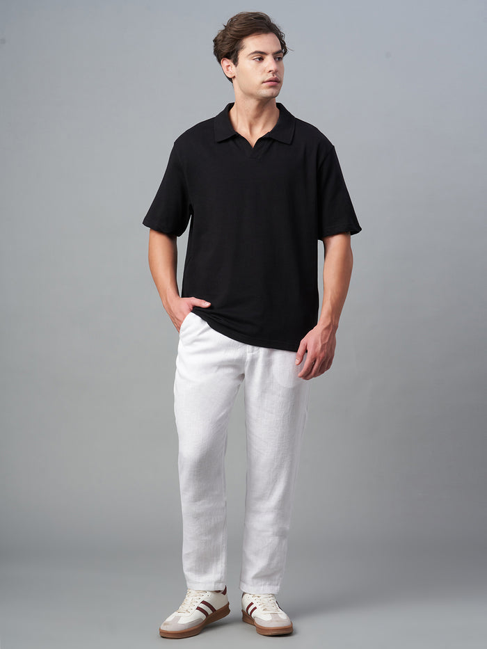 Men's 100% Cotton Relax Fit Tshirt Black