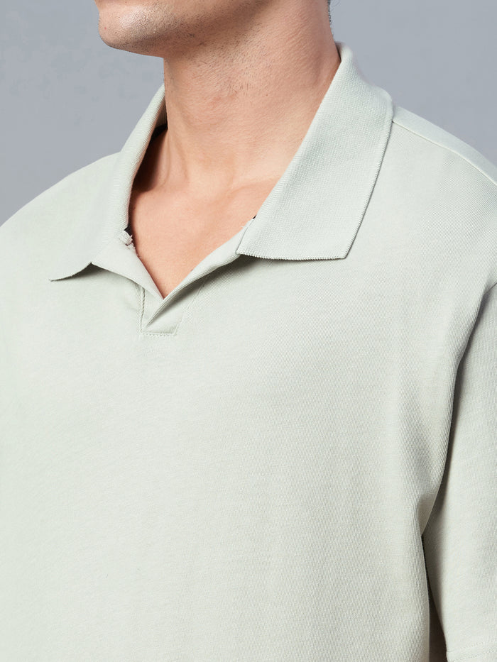 Men's 100% Cotton Relax Fit Tshirt Grey