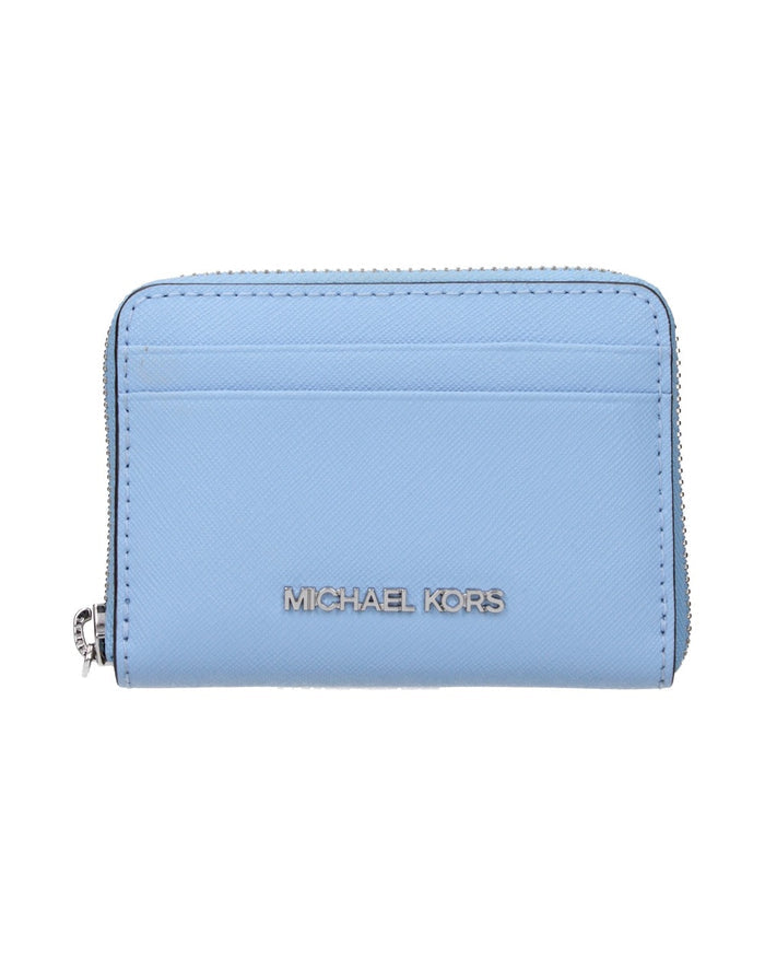 Michael Kors Light Blue Leather Cardholder